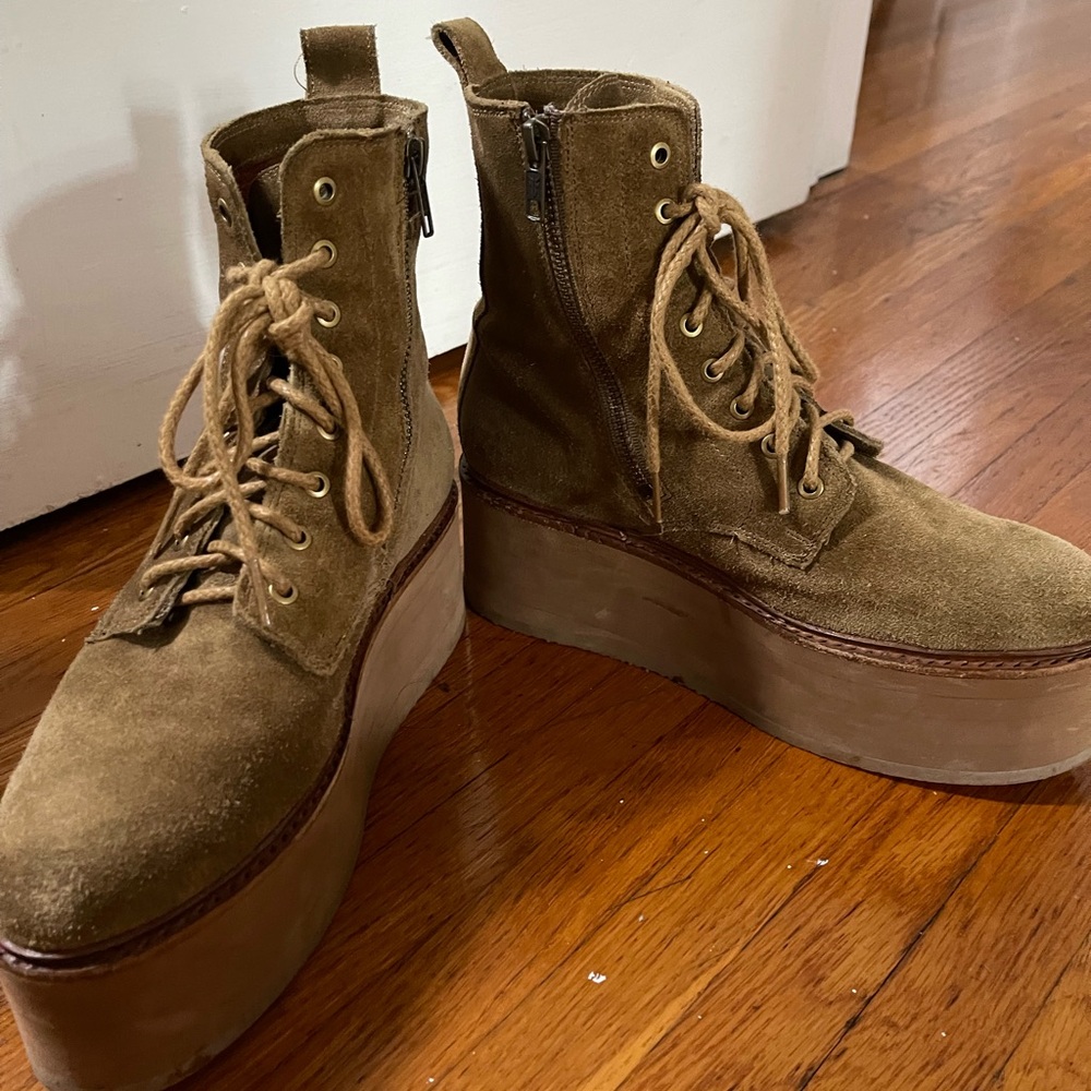 Frye suede boots